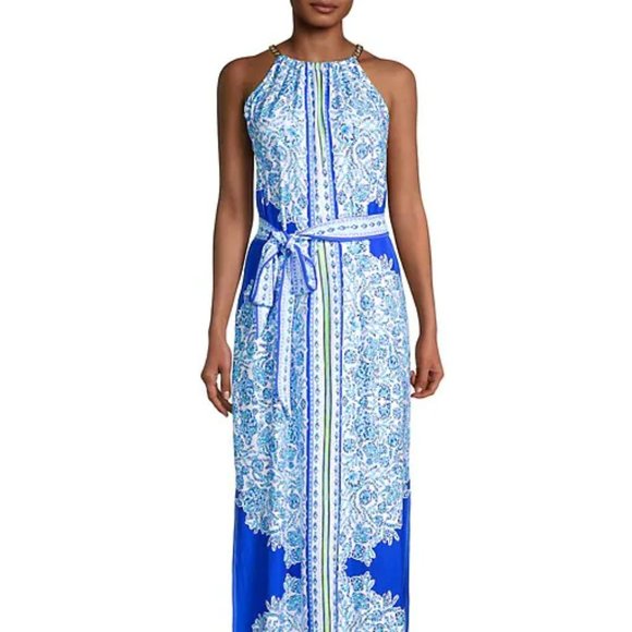 Bingham Halter Midi Dress - Picture 1 of 6